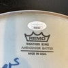 The Spinners Band Signed Autographed Drumhead With 5 Signatures JSA COA