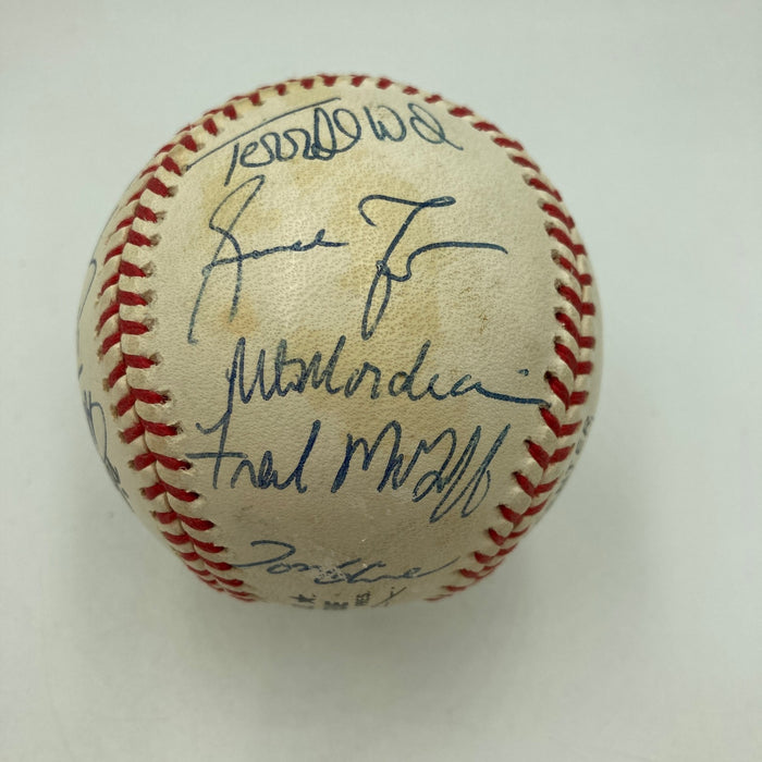 1995 Atlanta Braves World Series Champs Team Signed National League Baseball JSA