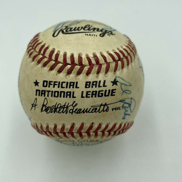 1989 Philadelphia Phillies Team Signed National League Baseball With JSA COA