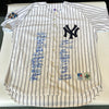 2000 New York Yankees World Series Champs Team Signed Jersey Derek Jeter PSA DNA