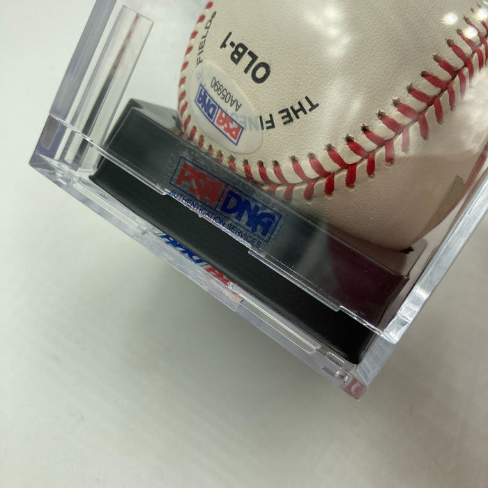 Beautiful Joe Dimaggio Signed American League Baseball PSA Graded MINT 9