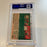 1954 Topps Hank Aaron RC Signed Porcelain Baseball Card PSA DNA HOF 1982