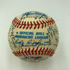 Hall Of Fame Multi Signed Baseball 33 Sigs Hank Aaron JSA COA