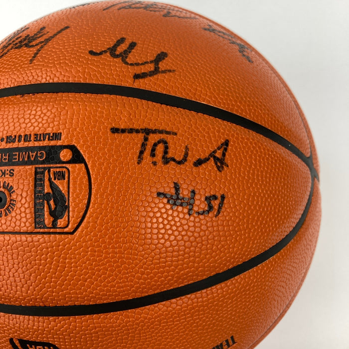 2020–21 Boston Celtics Team Signed Basketball 14 Sigs Jayson Tatum Beckett COA