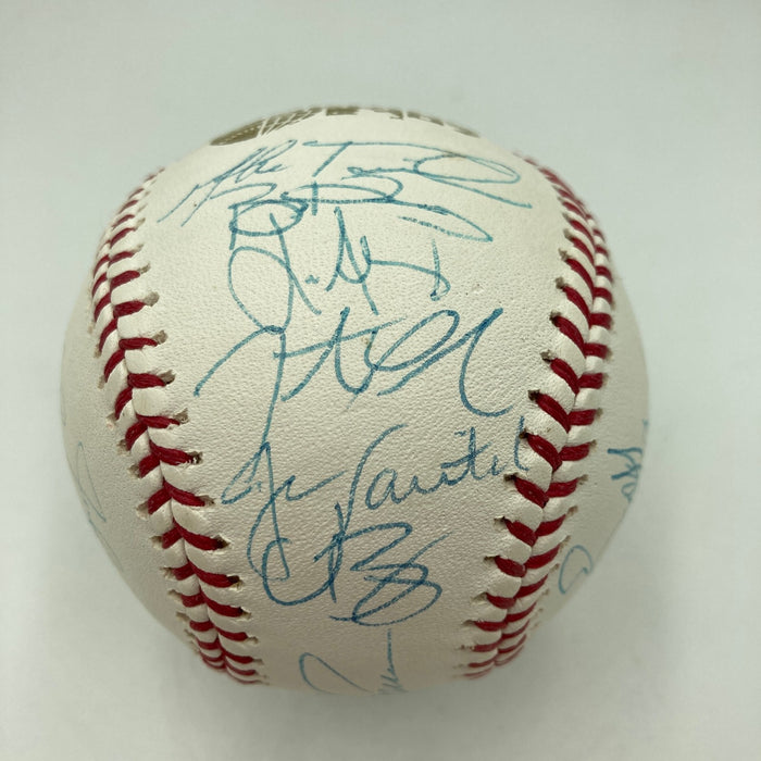 2007 Boston Red Sox World Series Champs Team Signed W.S. Baseball Steiner COA