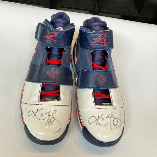 Kobe Bryant Signed Game Issued Olympics Team USA Sneakers Shoes Beckett COA