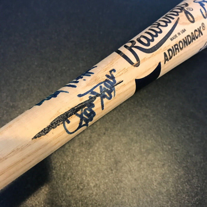1990's Detroit Tigers Team Signed Mickey Tettleton Game Used Baseball Bat