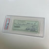 Bill Russell Signed Autographed Bank Check PSA DNA Boston Celtics HOF Legend