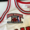 Michael Jordan Signed Chicago Bulls 1991-1992 Back To Back Champs Jersey UDA COA