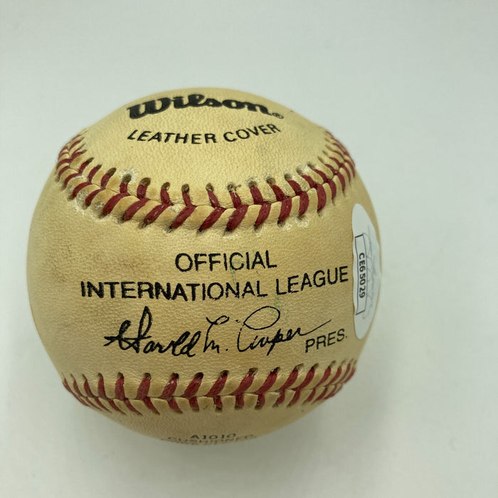 Don Mattingly 1980 Pre Rookie Minor League Multi Signed Baseball JSA COA