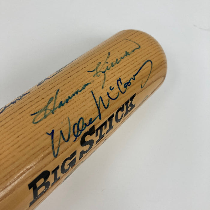 500 Home Run Club Signed Bat Mickey Mantle Ted Williams Willie Mays Beckett
