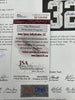 The Finest Jim Brown Signed Heavily Inscribed STATS Cleveland Browns PSA DNA JSA