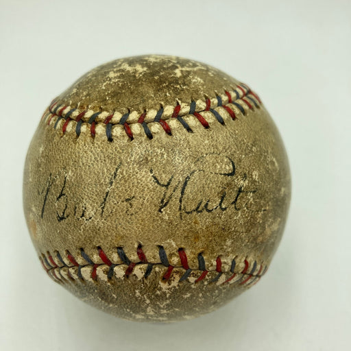 Babe Ruth Single Signed 1920's Official American League Baseball JSA COA Auto