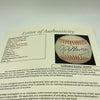 The Finest Red Murray Dec. 1958 Single Signed Baseball New York Giants T206 JSA