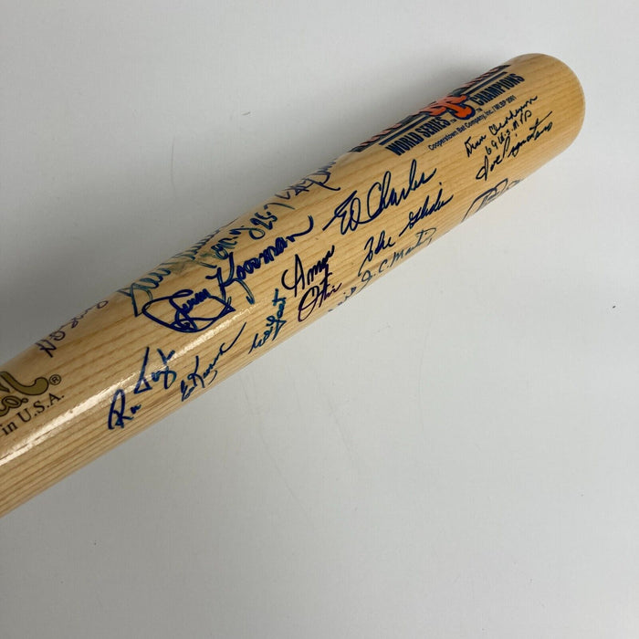 1969 New York Mets World Series Champs Team Signed Bat Nolan Ryan Tom Seaver JSA
