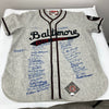 Negro League Legends Signed Baltimore Elite Giants Jersey 42 Sigs JSA COA