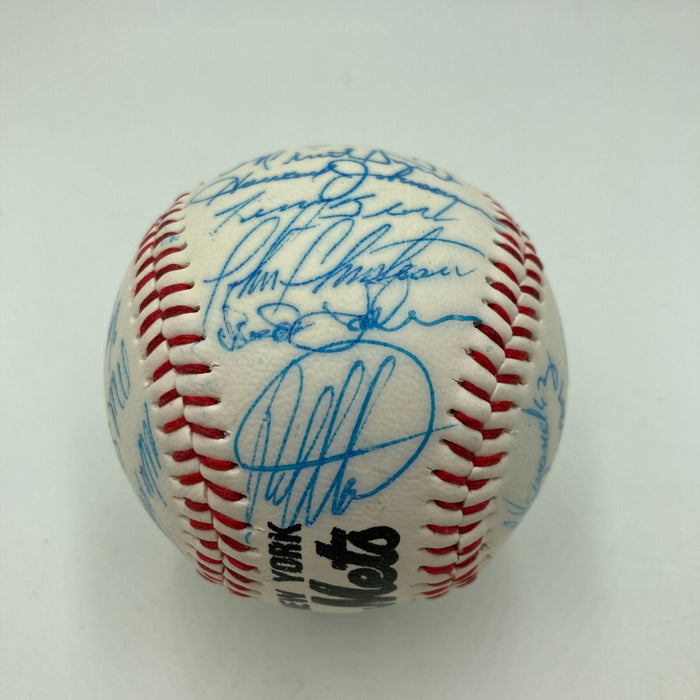 1985 - 1986 New York Mets Team Signed Baseball 28 Sigs With Gary Carter