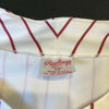 Steve Carlton Signed Authentic 1980's Philadelphia Phillies Game Jersey PSA DNA