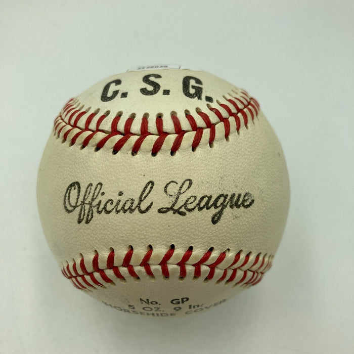 George Selkirk & Lefty Gomez Signed Official League Baseball JSA COA