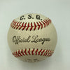 George Selkirk & Lefty Gomez Signed Official League Baseball JSA COA