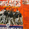 1987 Minnesota Twins World Series Champs Team Signed Wheaties Box With JSA COA