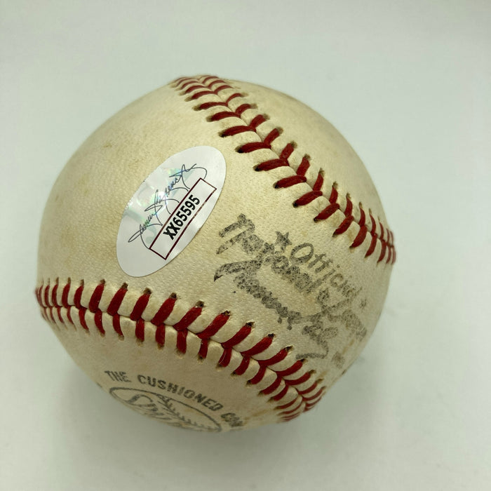 Beautiful Jesse Haines Single Signed National League Baseball JSA COA