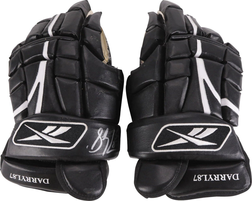 Sidney Crosby 2005 Rookie Pittsburgh Penguins Signed Game Issued Gloves PSA DNA