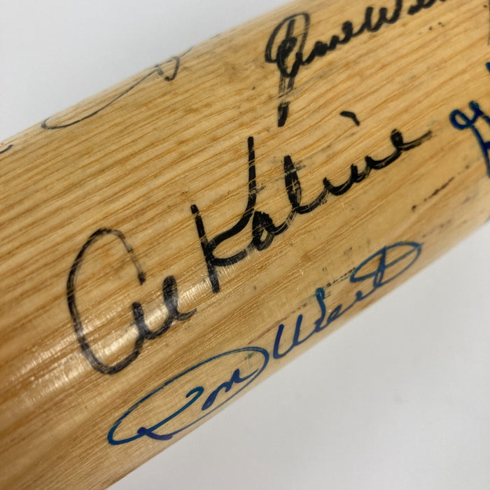 1968 Detroit Tigers World Series Champs Team Signed Bat Norm Cash JSA COA