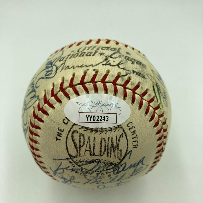 Beautiful 1967 St. Louis Cardinals World Series Champs Team Signed Baseball JSA