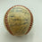 1986 New York Mets World Series Champs Team Signed W.S. Baseball JSA COA