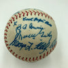 Warren Giles George Kelly Stan Coveleski HOF Multi Signed Baseball 18 Sigs JSA
