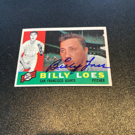 1960 TOPPS #181 BILLY LOES SAN FRANCISCO GIANTS SIGNED AUTOGRAPHED