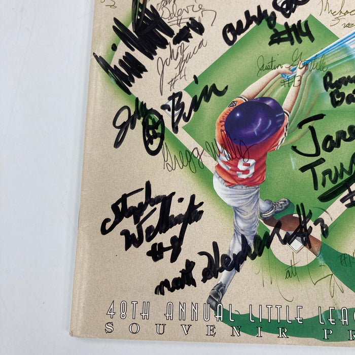 1994 Little League World Series Team Signed Program Venezuela VS. Northridge CA
