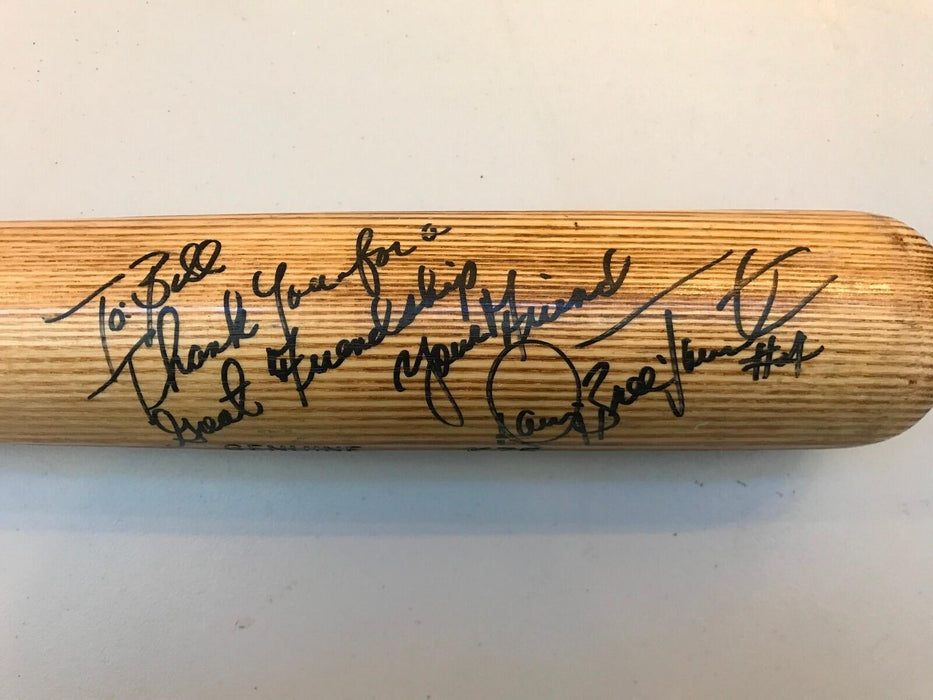 Danny " The Bull" Tartabull 1980's Signed Inscribed Game Used Bat