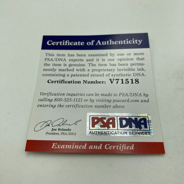 Clete Boyer #6 1961 & 1962 W.S. Champs Signed Baseball PSA DNA COA