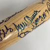 1969 New York Mets World Series Champs Team Signed Bat Nolan Ryan Tom Seaver JSA