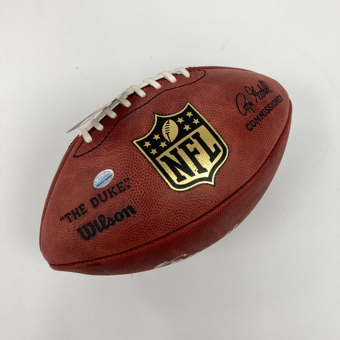Franco Harris Hall Of Fame 1990 Signed Official NFL Game Football Fanatics
