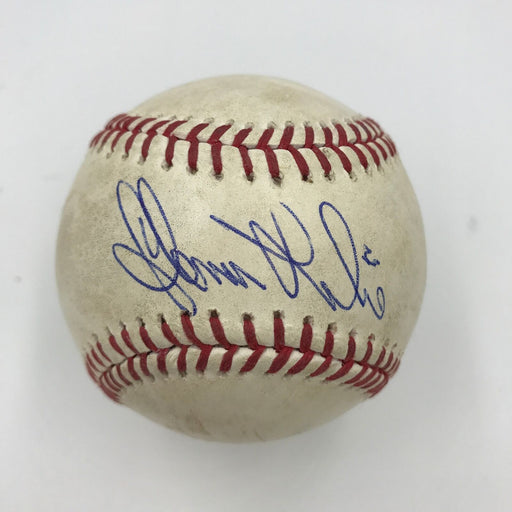 Gio Gonzalez Signed Autographed Game Used Major League Baseball
