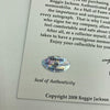 Frank Robinson Signed Heavily Inscribed Career STAT Baseball Reggie Jackson COA