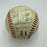 1957 St. Louis Cardinals Team Signed National League  Baseball JSA