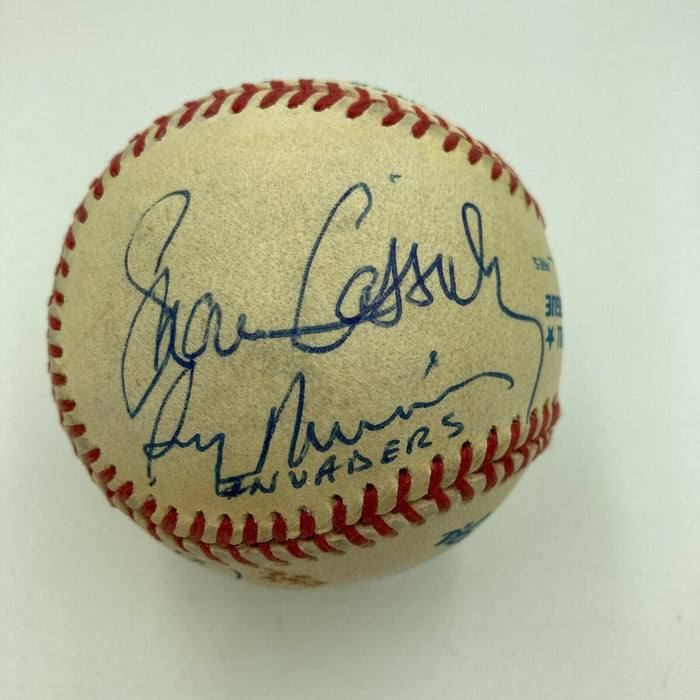 Tony Randall Petula Clark, Hal Linden, Anthony Crivello Signed Baseball JSA COA