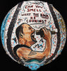 Dwayne "The Rock" Johnson Signed Charles Fazzino Hand Painted Pop Art Baseball