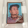 1962 Topps Mickey Mantle Signed Reprint Baseball Card PSA DNA Certified