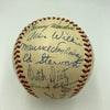 Beautiful Honus Wagner 1942 Pittsburgh Pirates Team Signed Baseball Beckett COA