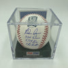 Nolan Ryan Signed Heavily Inscribed STAT Baseball PSA DNA Graded 10 GEM MINT
