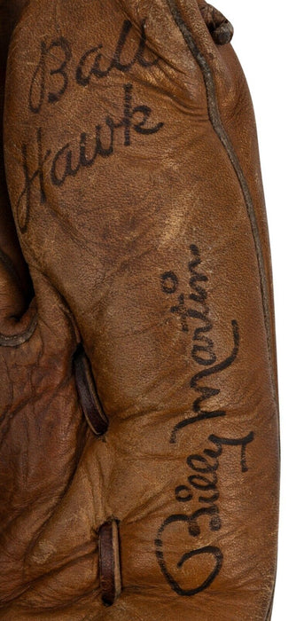 Mickey Mantle 1955 New York Yankees Team Signed Baseball Glove JSA COA