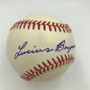 RARE Luke Appling Lucius Benjamin Full Name Signed American League Baseball JSA