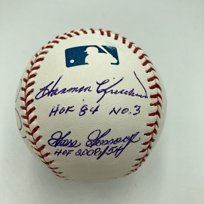 Beautiful HOF Multi Signed Baseball Tony Gwynn Nolan Ryan Tom Seaver Ripken JSA