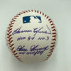 Beautiful HOF Multi Signed Baseball Tony Gwynn Nolan Ryan Tom Seaver Ripken JSA