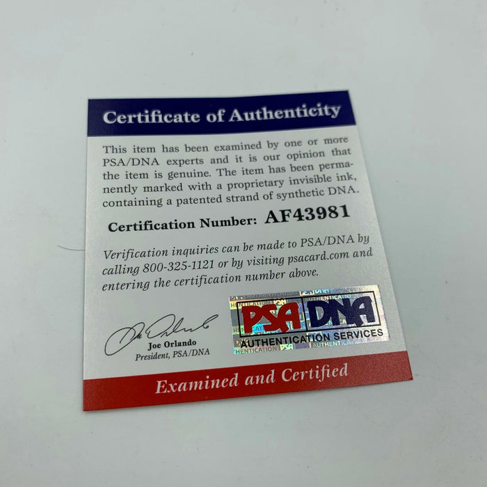 Willie Mays Signed Vintage National League Feeney Baseball With PSA DNA COA